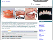 Tablet Screenshot of dentalcure.in